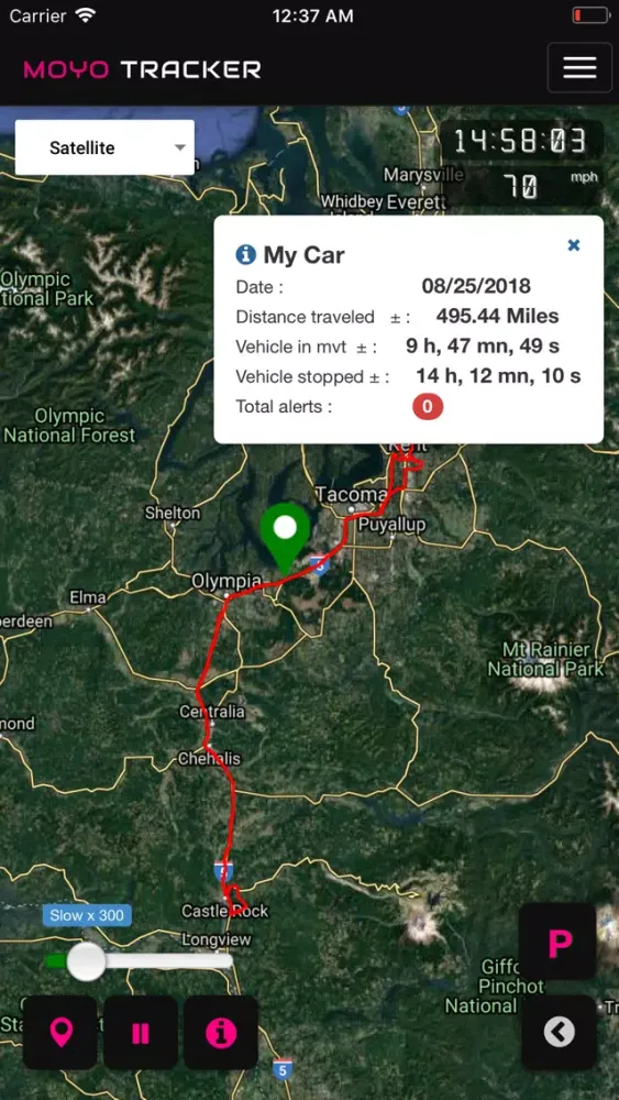 Capturas de tela do MOYO TRACK - Gps Tracker