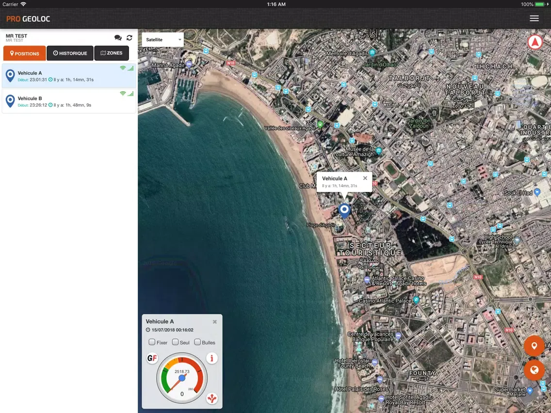 PRO GEOLOC iPad  سکرین شاٹس