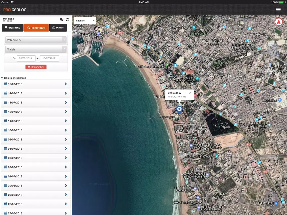 PRO GEOLOC iPad  سکرین شاٹس