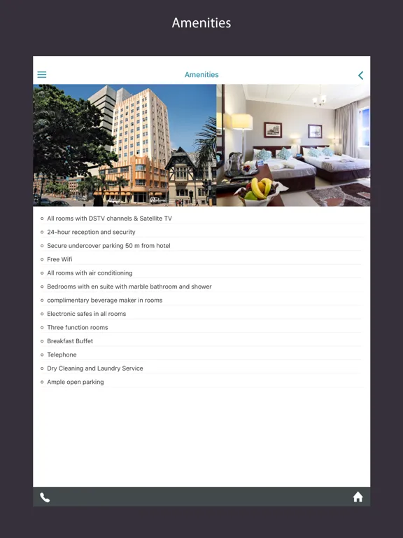 Albany Hotel iPad  স্ক্রিনশট