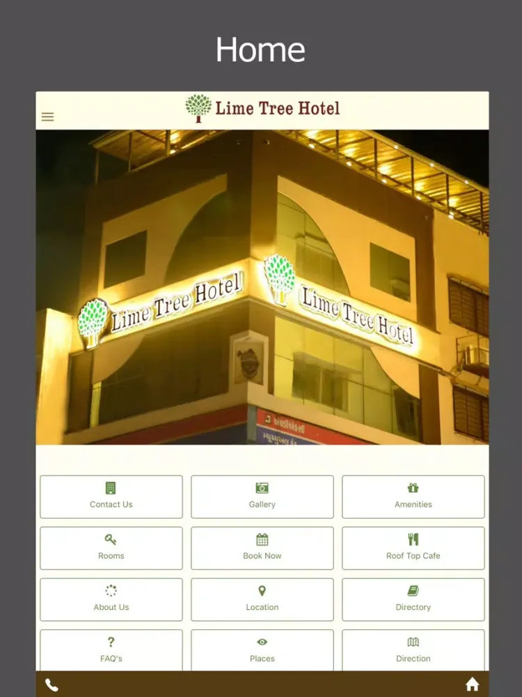 LIME TREE HOTEL iPad  Screenshots