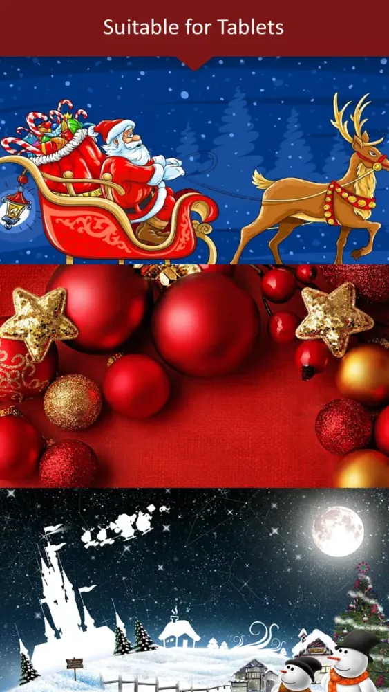 ภาพหน้าจอของ Christmas HD Wallpapers Collection