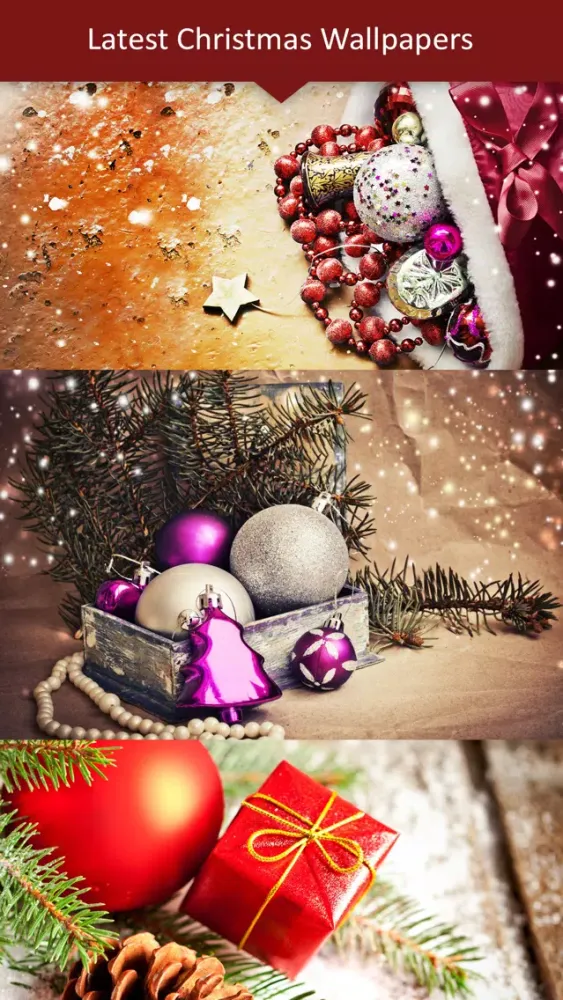 ภาพหน้าจอของ Christmas HD Wallpapers Collection