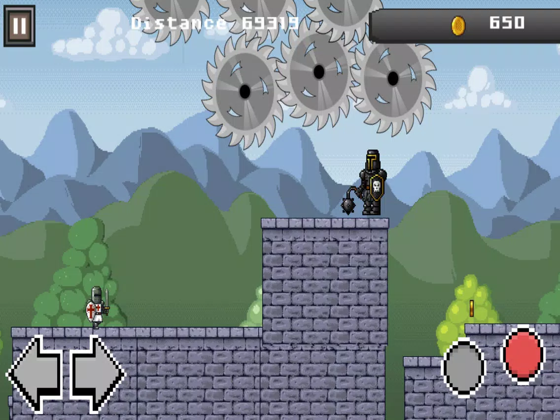 Tangkapan layar A Pixel Knight Epic Game iPad 