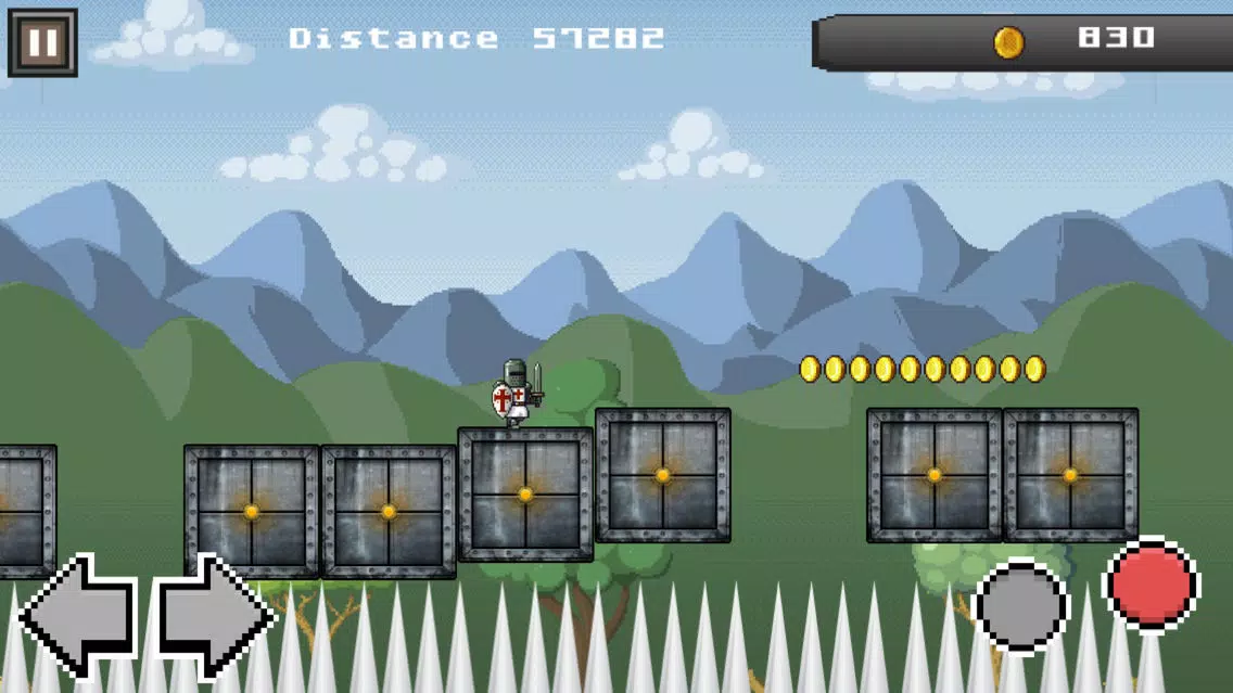 Tangkapan layar A Pixel Knight Epic Game