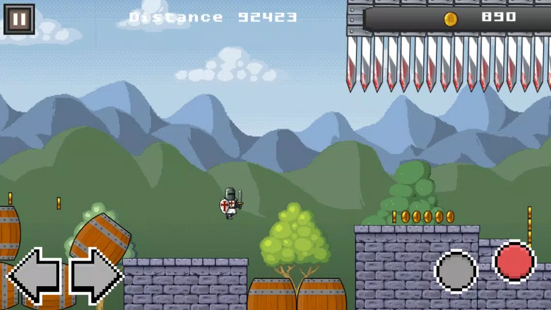 Tangkapan layar A Pixel Knight Epic Game