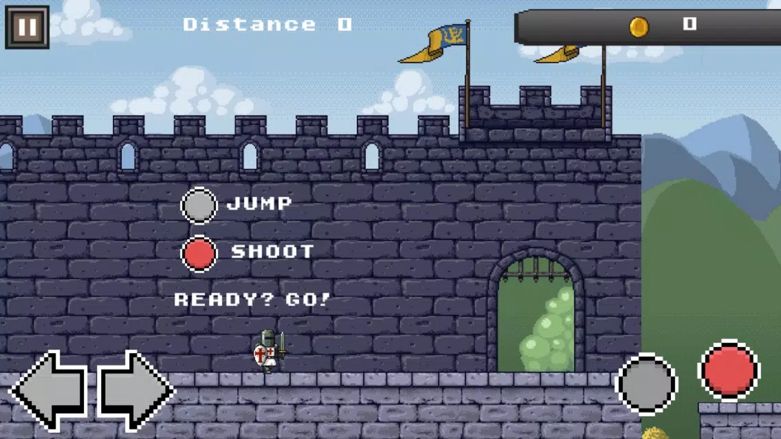 Tangkapan layar A Pixel Knight Epic Game