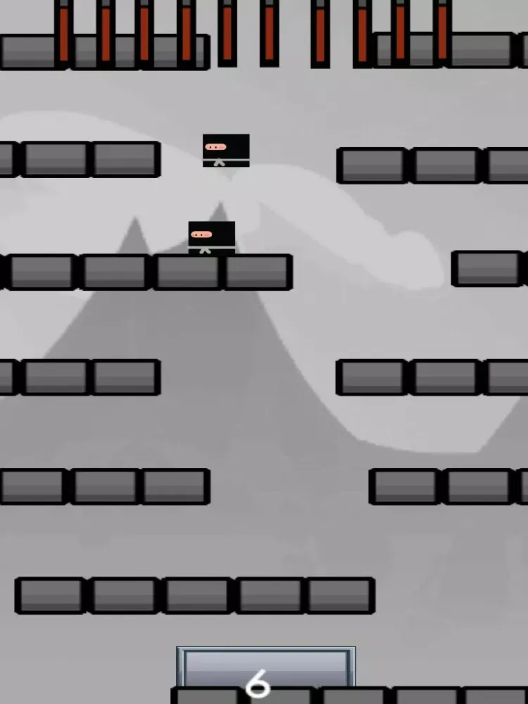 Tangkapan skrin A Ninja Fall iPad 