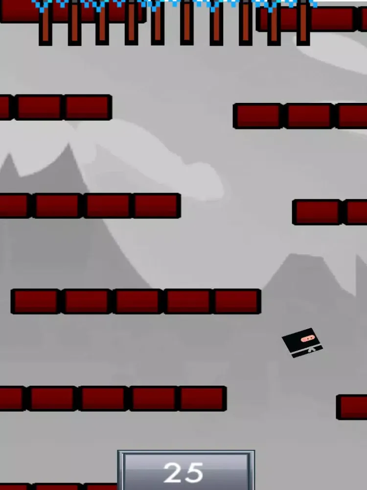 Tangkapan skrin A Ninja Fall iPad 