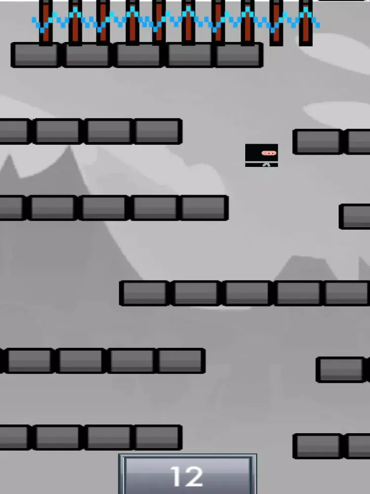 Tangkapan skrin A Ninja Fall iPad 
