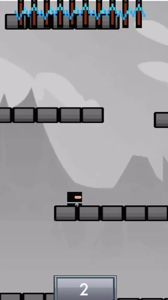 Tangkapan skrin A Ninja Fall