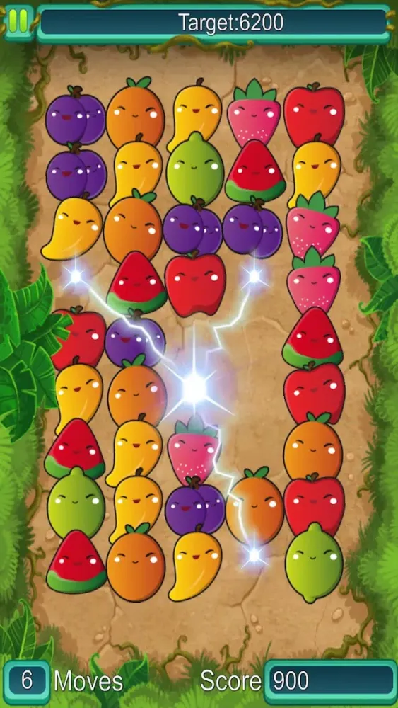 Tangkapan layar A Juicy Fruit Story - Match 3 Game For Kids