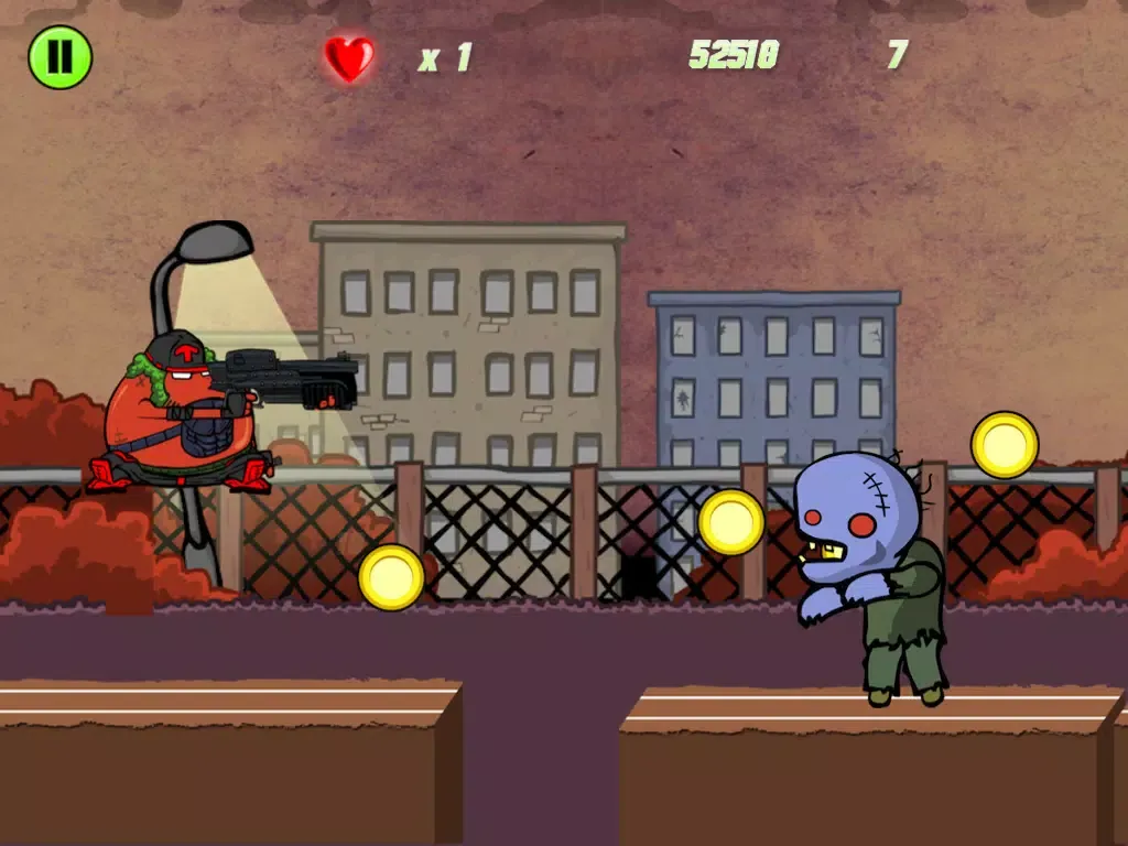 Aces Zombie Run iPad  Screenshots