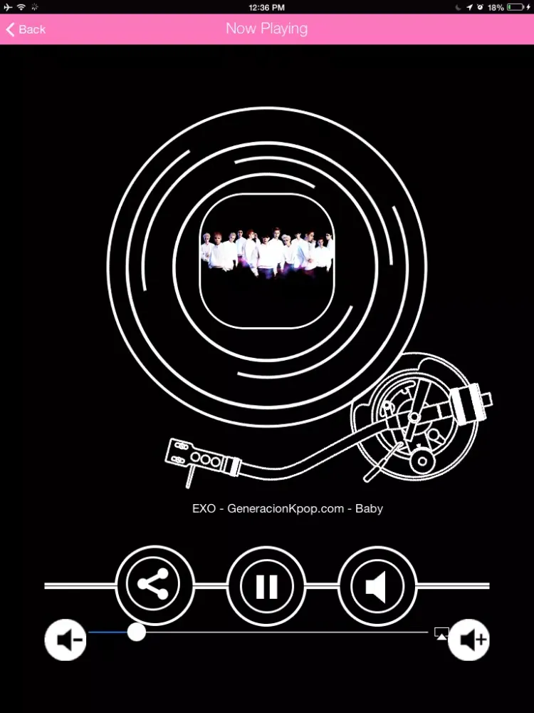 Скриншоты A KPOP Music Radio App - Korean Pop Music For Fans Of for K-pop,snsd,exo,Big Bang,2PM,Beast,TXXQ,Boyfriend,U-Kiss,Block B,Infinite,Mblaq,CN Blue,FTIsland,GDragon,Sungri,Girls GEneration,Yoona,Yuri,BOA,Sistar,f(x),4Minute,Crayon Pop,A Pink,SMTOWN iPad 