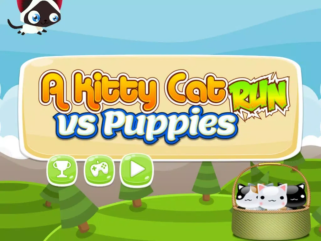 Zrzuty ekranu A Kitty Cat vs Puppies Run-ing Jump-ing Game iPad 