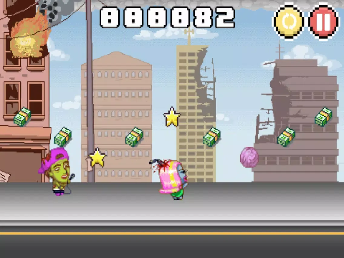 A Zombie Boy Run iPad  سکرین شاٹس
