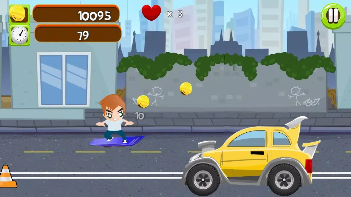 Captures d'écran de 4 Sky Surfer Kids