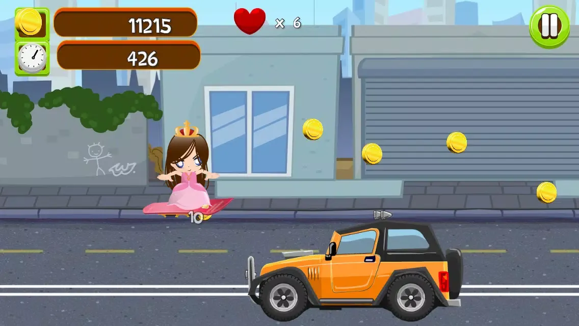 Captures d'écran de 4 Sky Surfer Kids