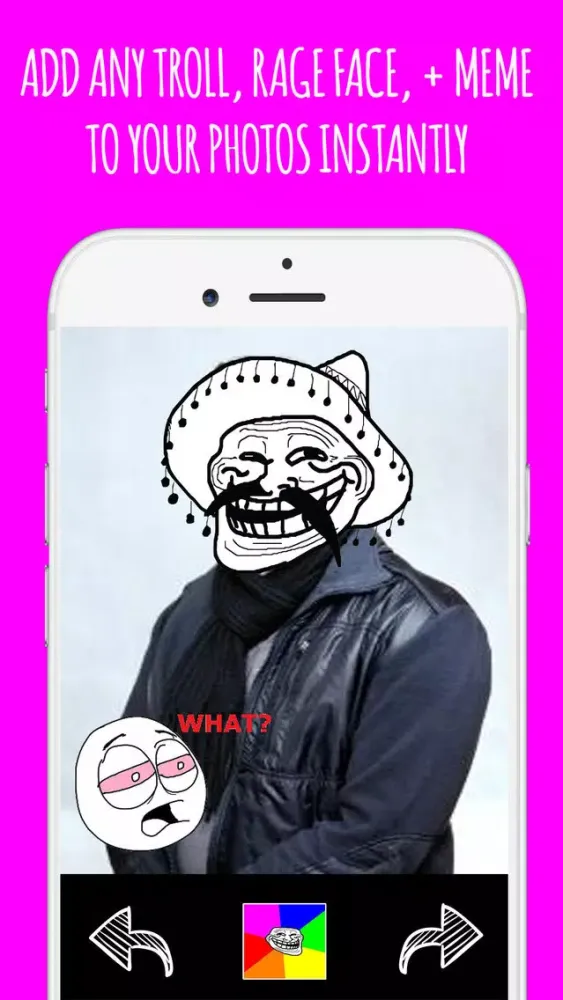 Capturas de pantalla de Troll Rage Face Meme Me