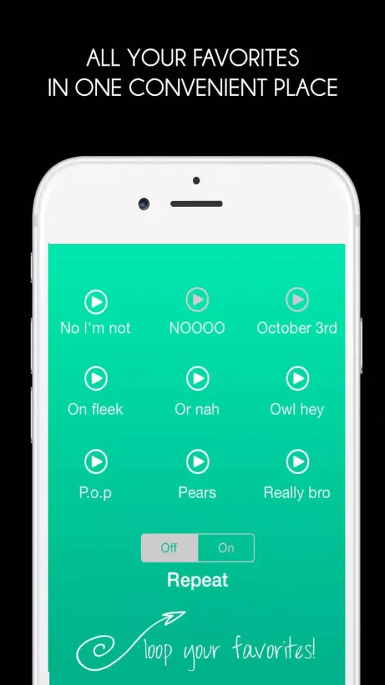 Capturas de tela do A+ Soundboard for Vine FREE My Idol Sound player
