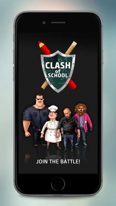 Capturas de tela do Clash of schools - simulator rpg war arena hero