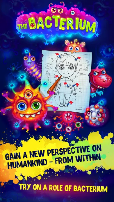 The Bacteria villain simulator স্ক্রিনশট
