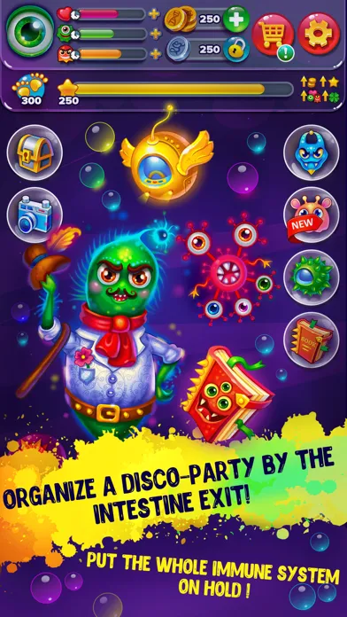 The Bacteria villain simulator স্ক্রিনশট