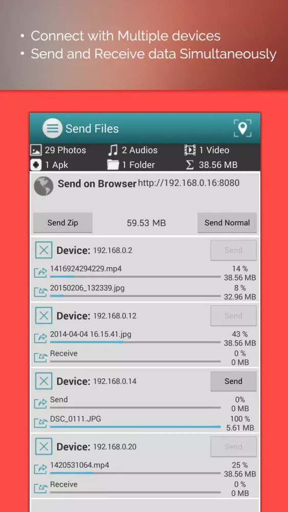 Fast Wifi File Share应用截图