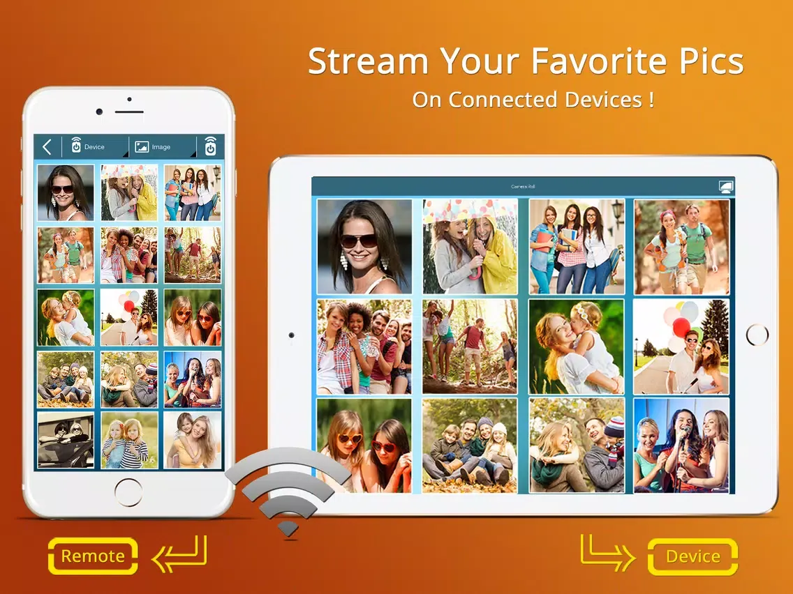 Tangkapan layar Media Cast Photos, Video Streaming Wireless Remote iPad 