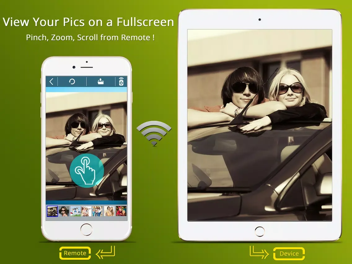 Tangkapan layar Media Cast Photos, Video Streaming Wireless Remote iPad 