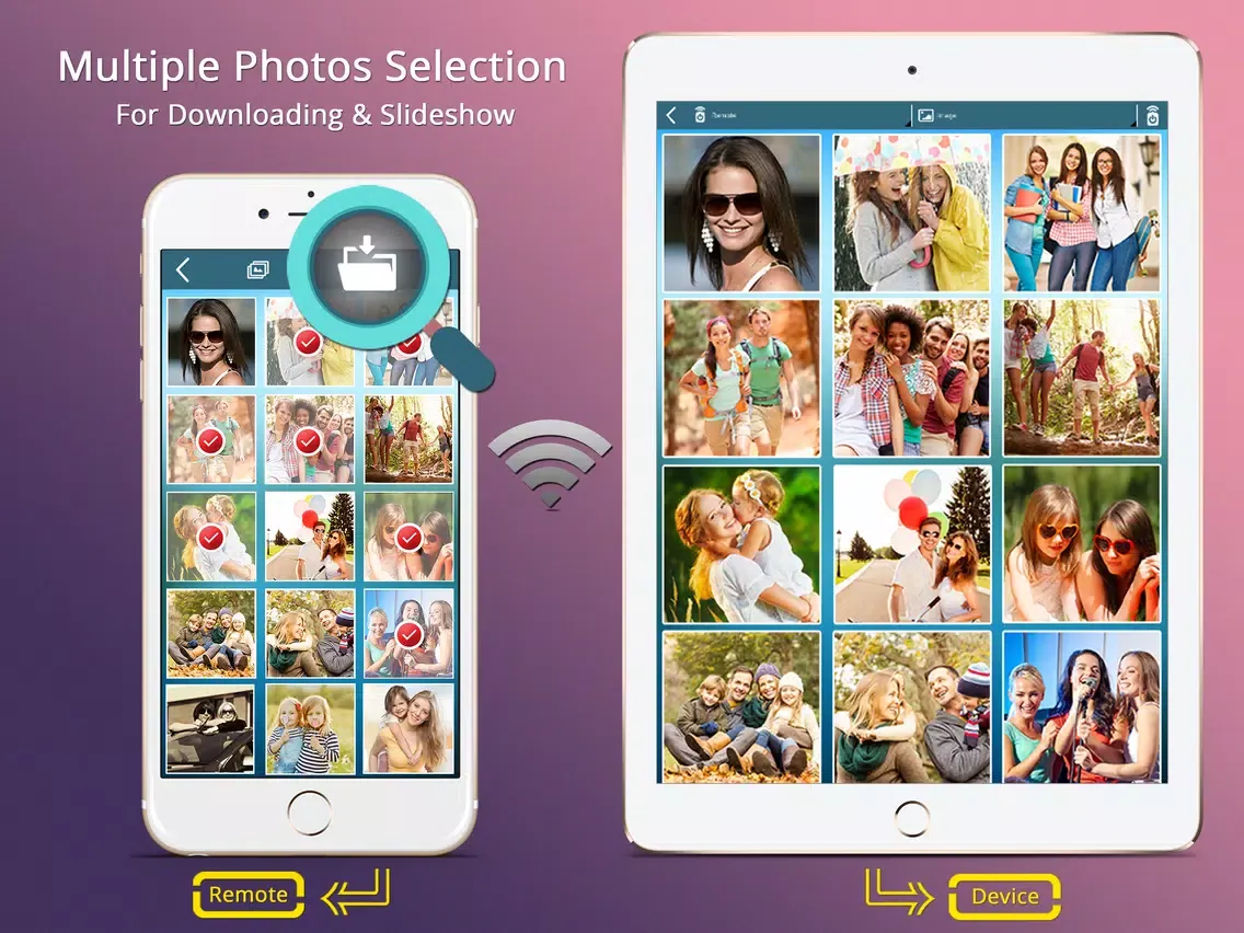 Tangkapan layar Media Cast Photos, Video Streaming Wireless Remote iPad 