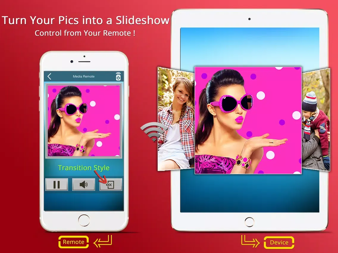 Tangkapan layar Media Cast Photos, Video Streaming Wireless Remote iPad 