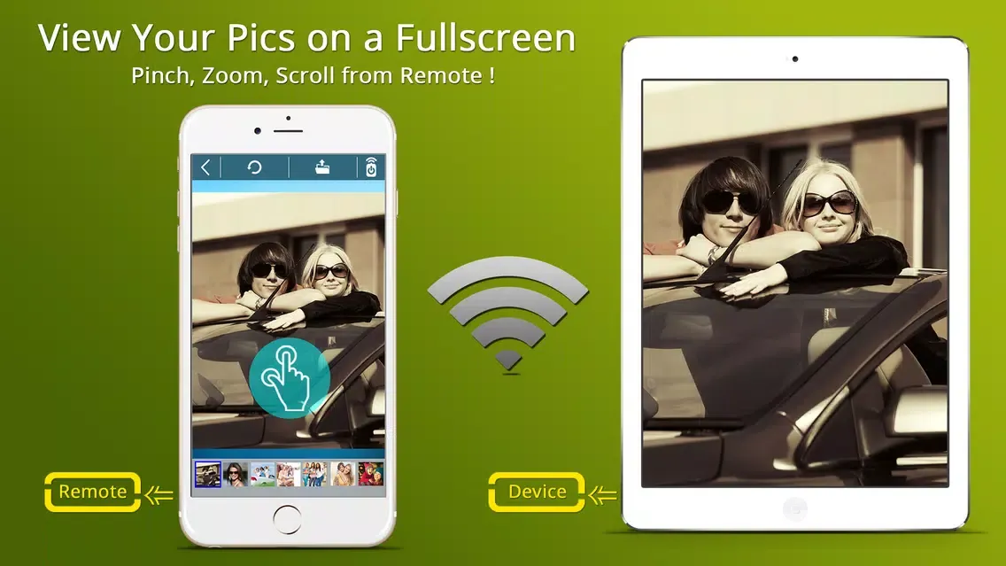 Tangkapan layar Media Cast Photos, Video Streaming Wireless Remote
