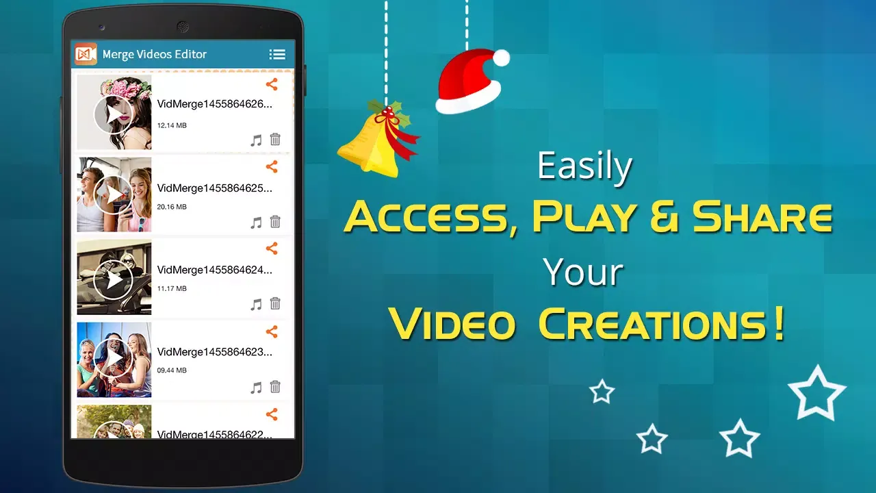 Merge Videos Editor 스크린샷