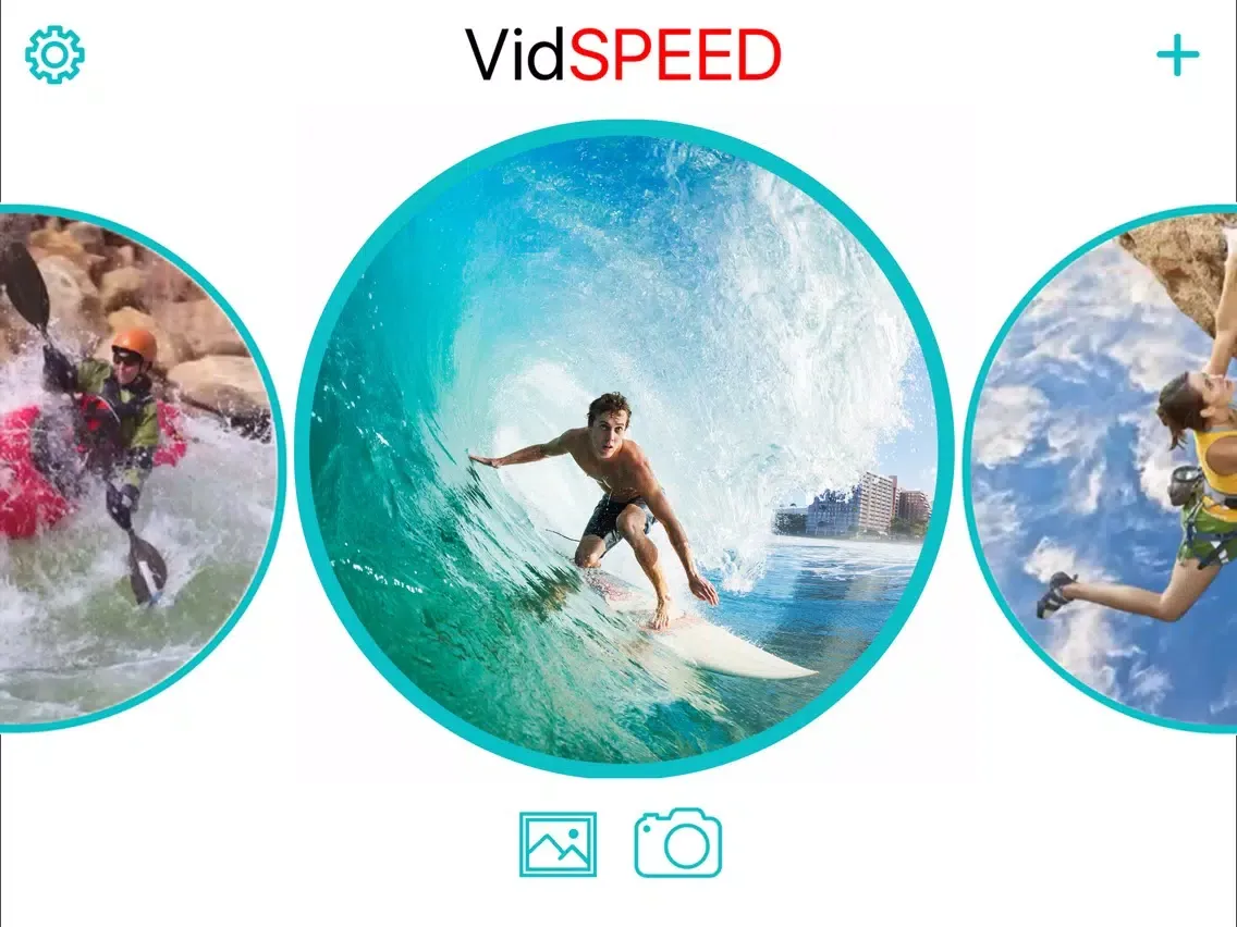 Tangkapan skrin VidSpeed Slow Motion Fast Motion Video Editor Play iPad 