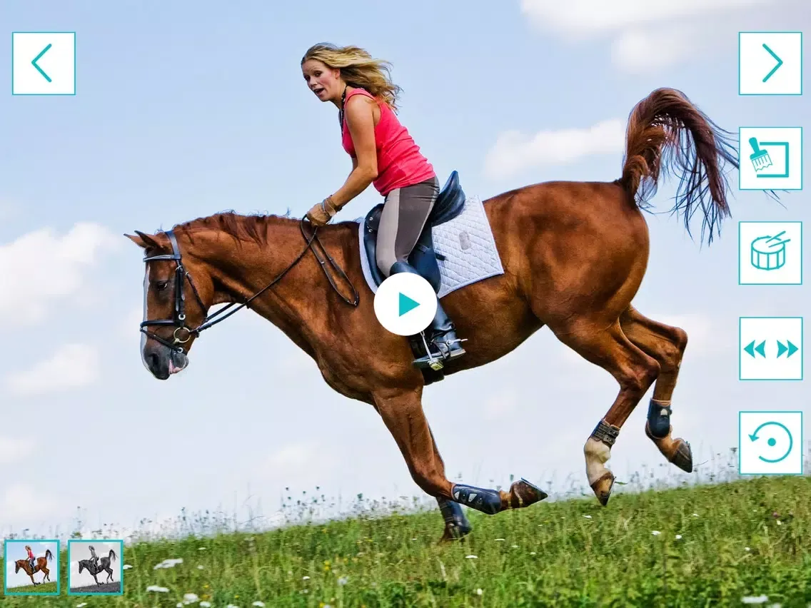 Tangkapan skrin VidSpeed Slow Motion Fast Motion Video Editor Play iPad 