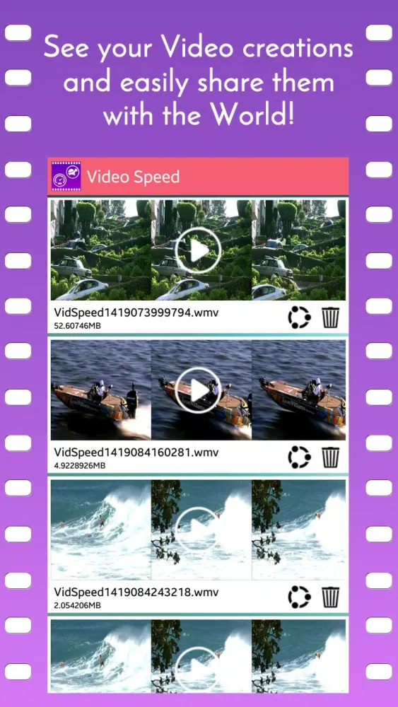 Video Speed Screenshots