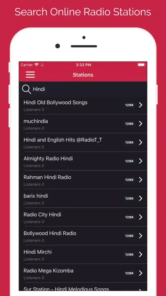 Ảnh chụp màn hình của FMTuner Radio & Music