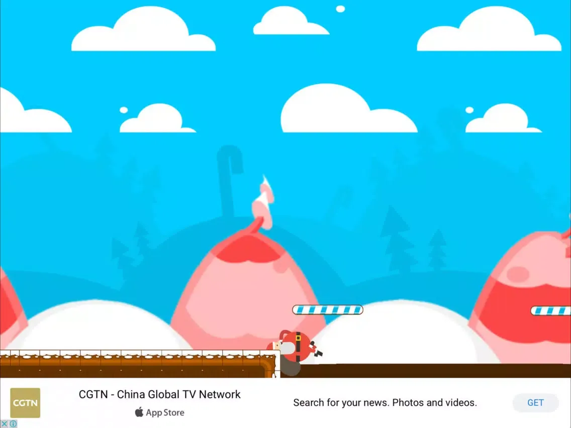 ภาพหน้าจอของ Candy Santa iPad 