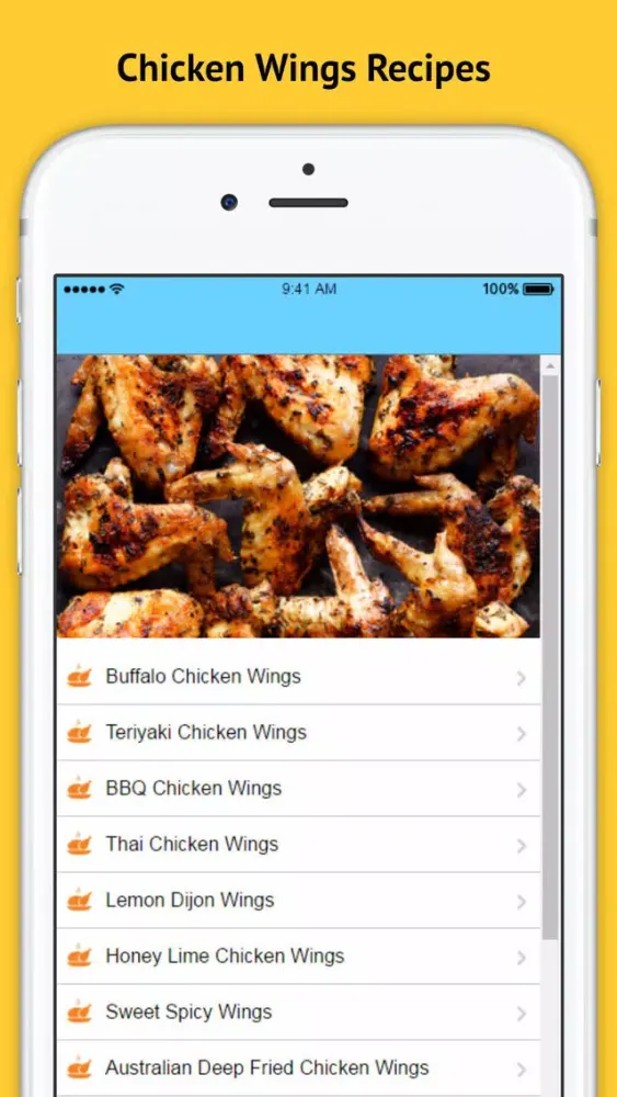 Chicken Wings Recipes Screenshots