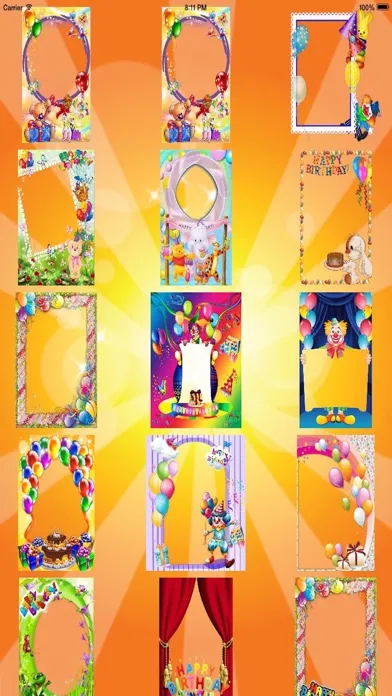 Birthday Photo Frame Maker स्क्रीनशॉट