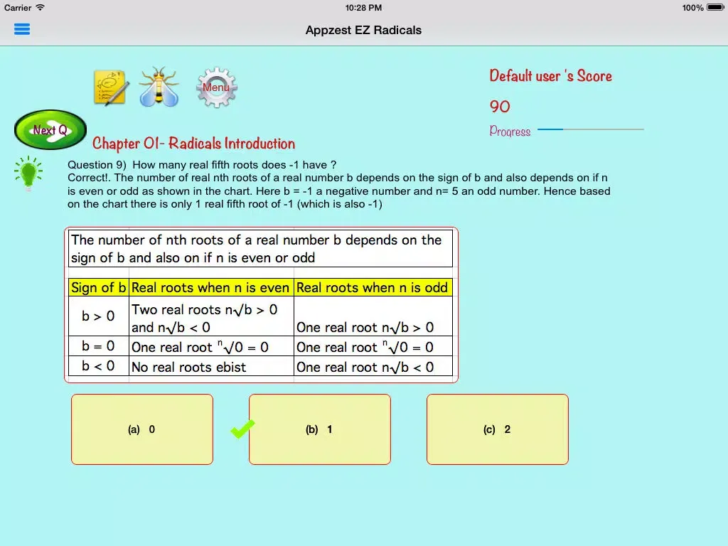 EZ Radicals & Complex Numbers Lite iPad  Ekran Görüntüleri