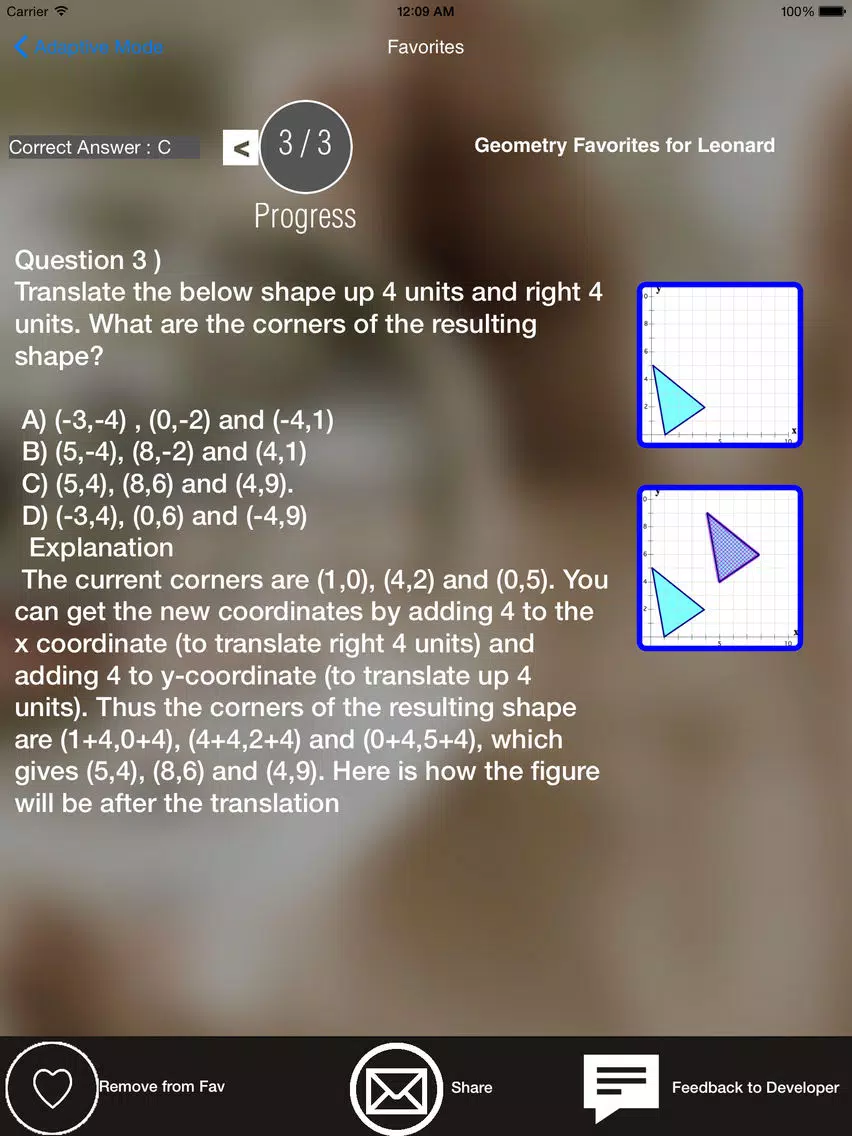 Screenshot di EZ Geometry Grade 7 & 8 Lite iPad 