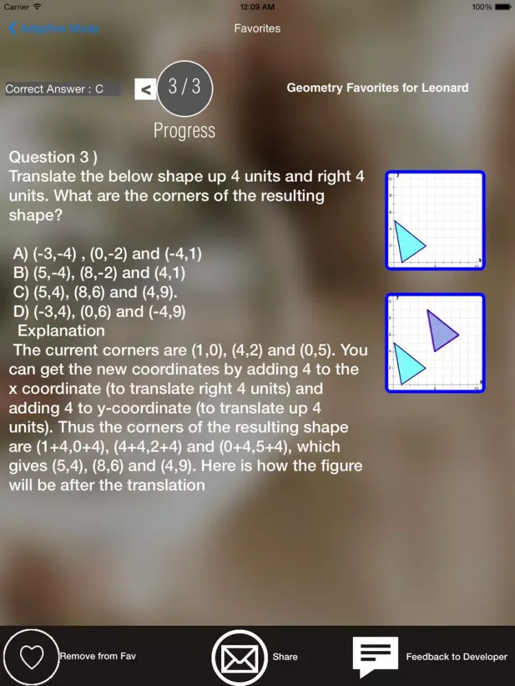 EZ Geometry Grade 7 & 8 Lite iPad  スクリーンショット