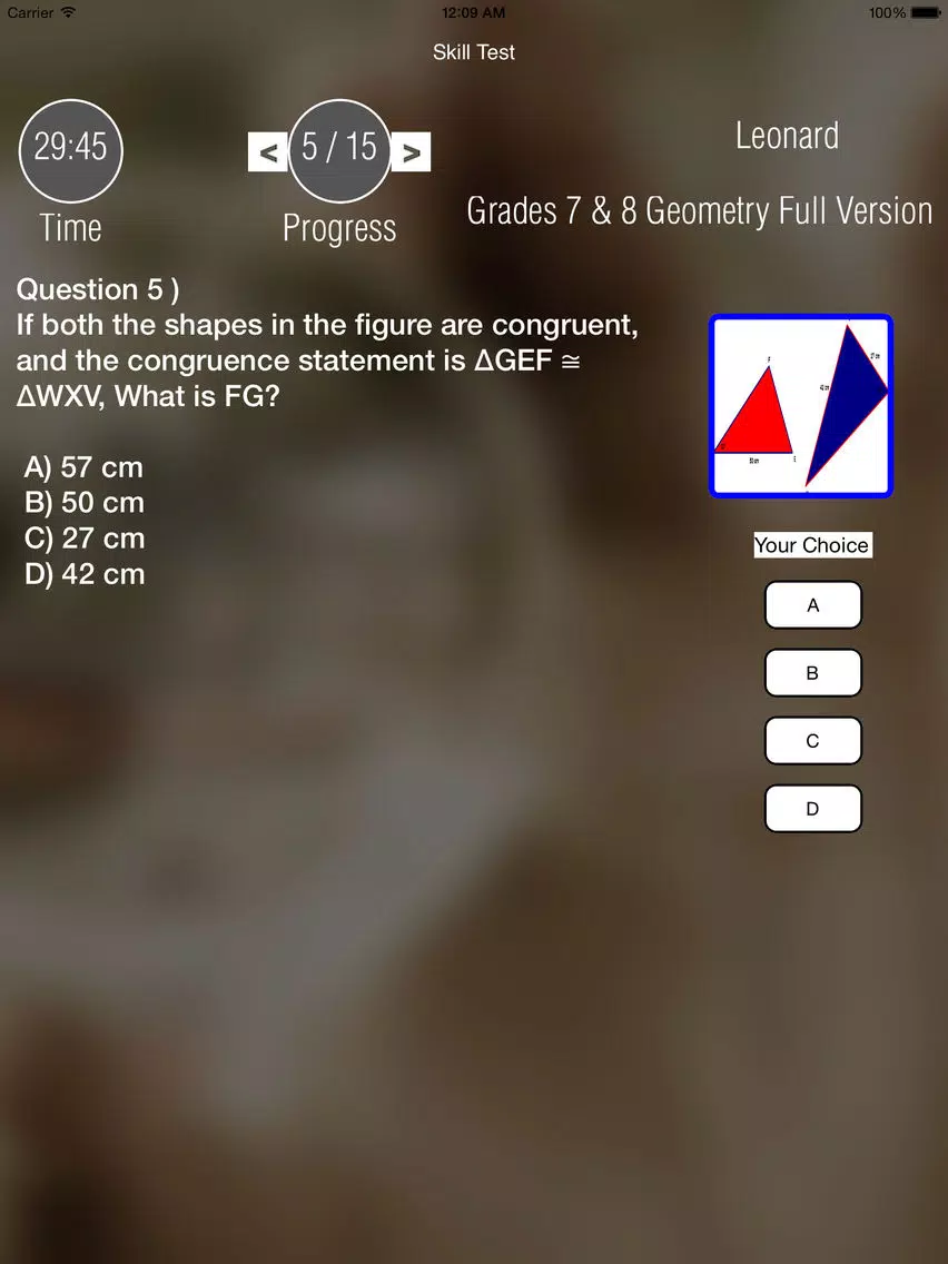 Screenshot di EZ Geometry Grade 7 & 8 Lite iPad 