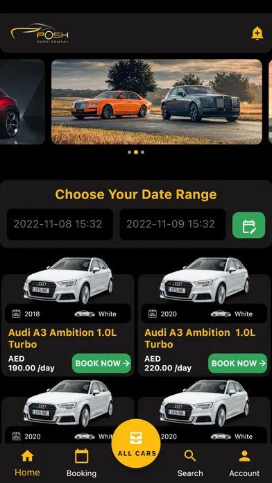Posh Cars — Luxury Car Rental应用截图