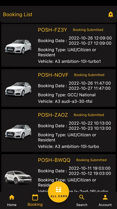 Posh Cars — Luxury Car Rental应用截图