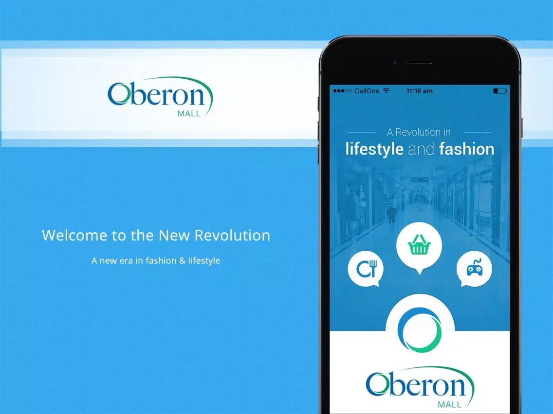 ภาพหน้าจอของ Oberon Mall iPad 