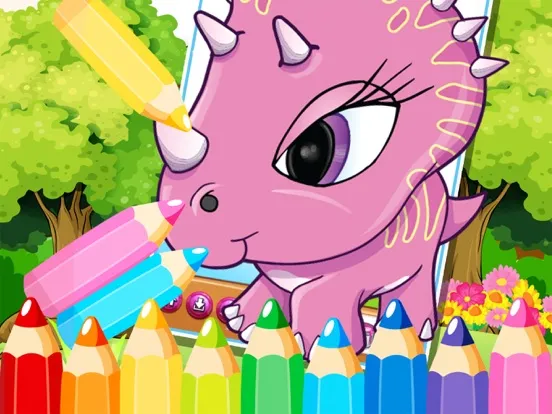 123 the good dinosaur coloring book - free printable coloring pages for kids iPad  スクリーンショット