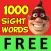 1000 Sight Words FREE : Read
